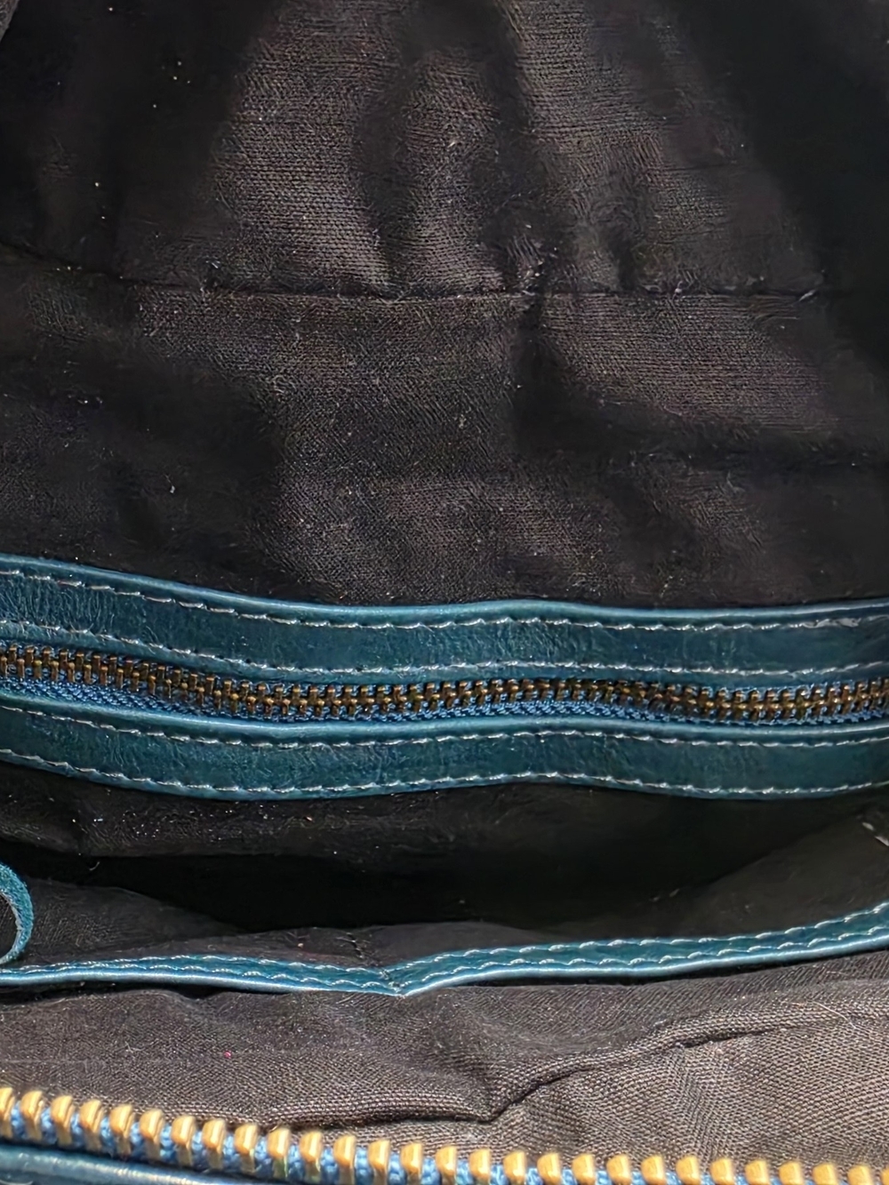 Wanderers Travel Co. "Provence" Teal Leather Satchel Handbag - Picture 8 of 12
